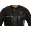 RTX Admiral Black Genuine Leather Biker Jacket 
